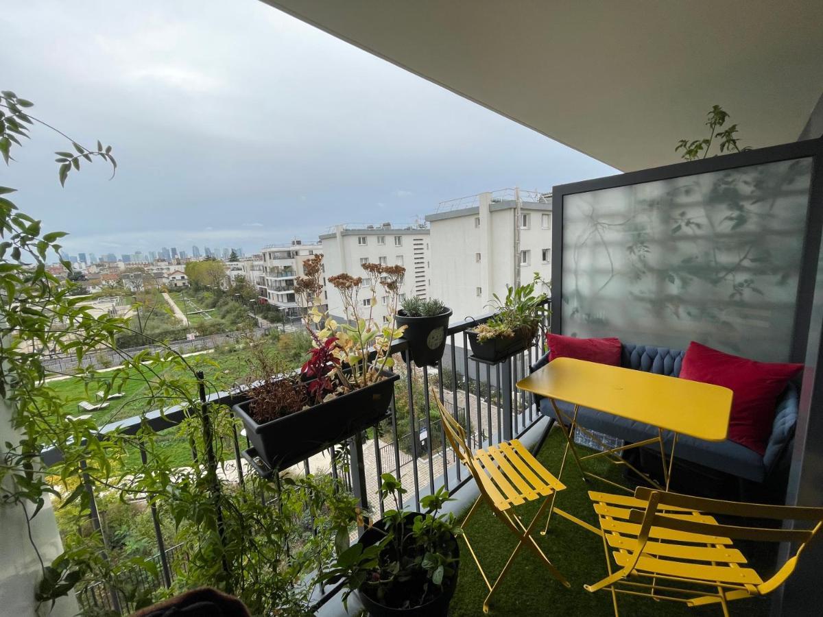 Superbe Appart Avec Vue Panoramique Sur La Defense Bois-Colombes Exterior foto